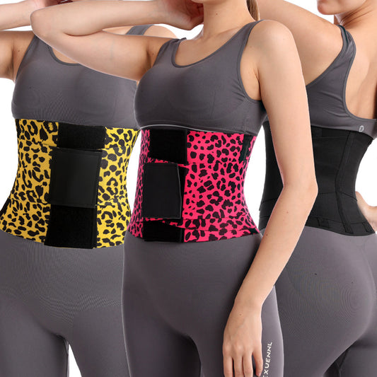 Corset-shaped fitness belt