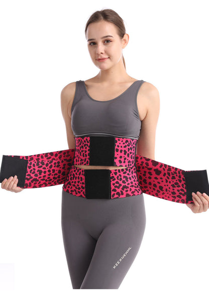 Corset-shaped fitness belt