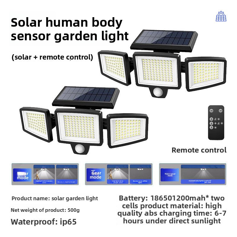 Solar Motion Sensor Wall Light
