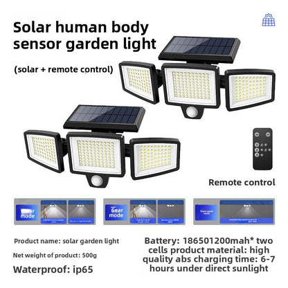 Solar Motion Sensor Wall Light