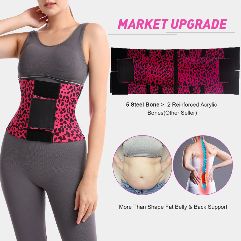 Corset-shaped fitness belt