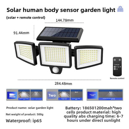 Solar Motion Sensor Wall Light